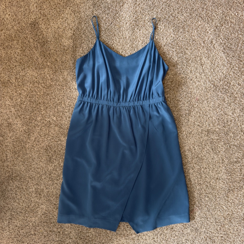 Madewell Silk sleeveless min dress